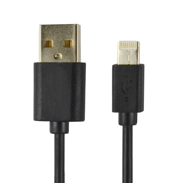 Cable Power2go Conect Lightning A Usb Negro Pack 5